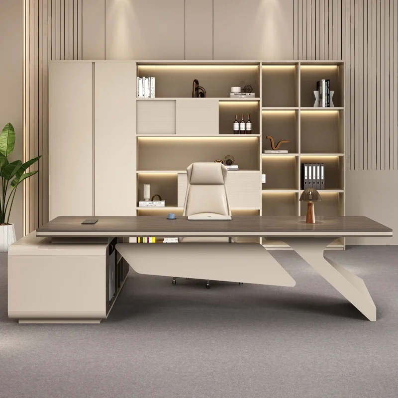 Desk Setup Organizer - Escritorio de Oficina Ejecutivo con Almacenamiento,