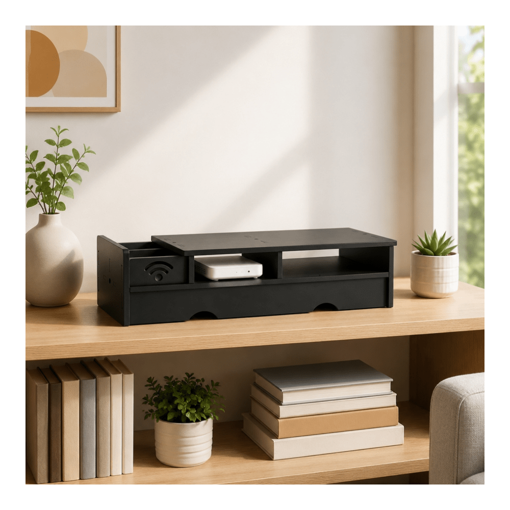 Desk Setup Tech - Caja de Almacenamiento para Router WiFi