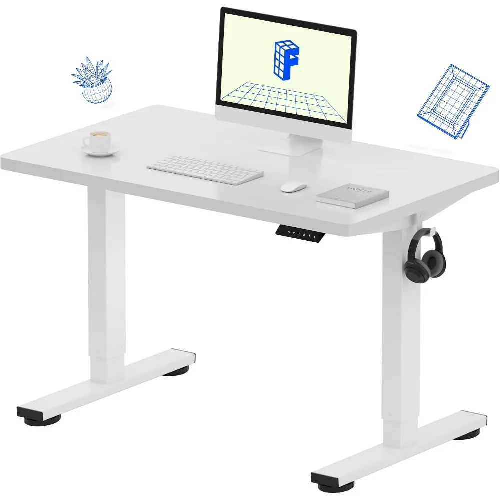 Desk Setup One Monitor - FLEXISPOT EN1 Escritorio de pie de