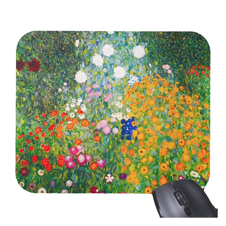 Desk Setup Tech - Alfombrilla de ratón Floral con flores