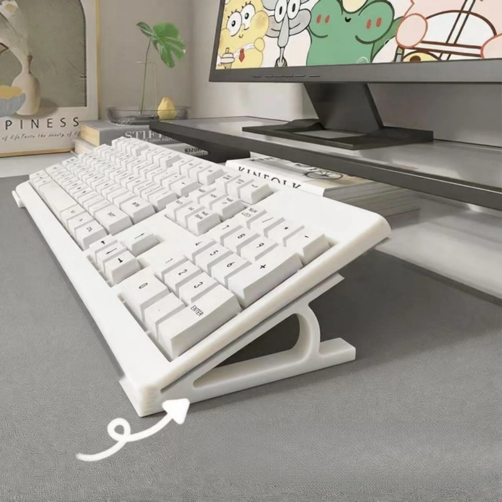 Desk Setup Riser - Soporte ergonómico para teclado, soporte Universal
