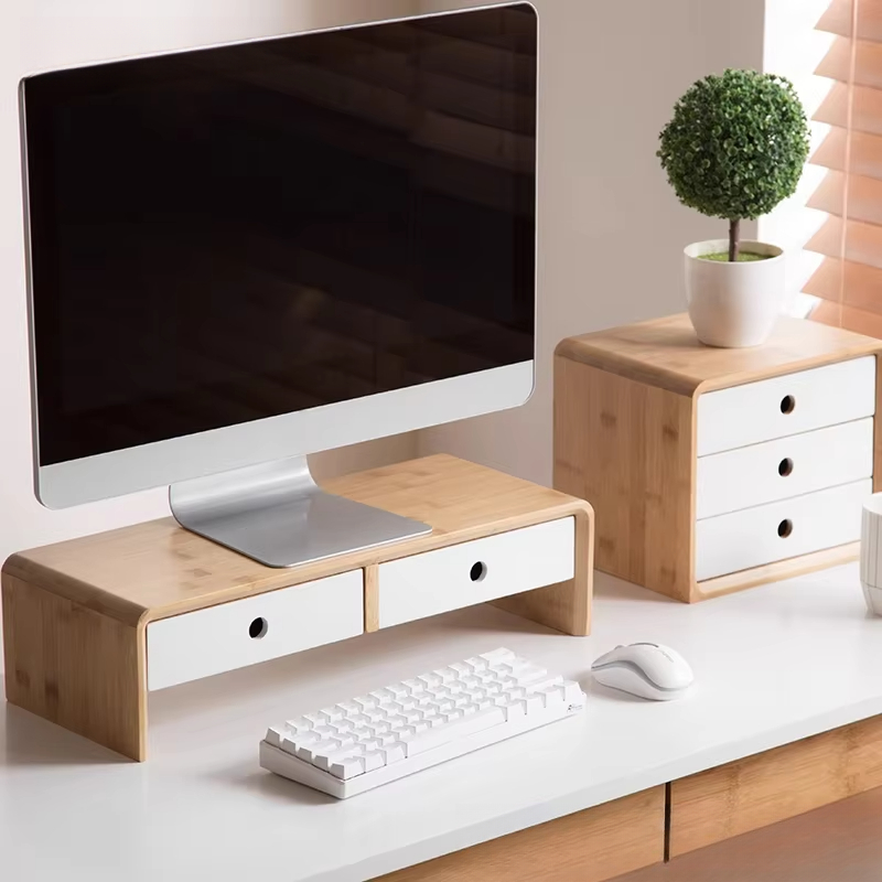 Desk Setup Organizer - Elevador de Monitor de ordenador portátil