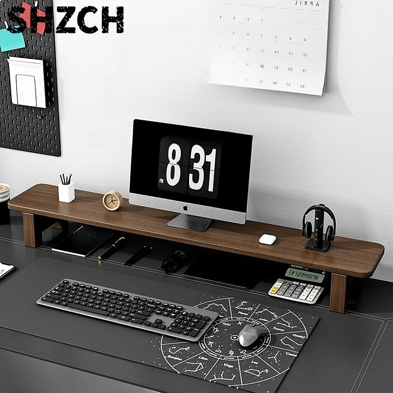 Monitor Riser Wood - Soporte Elevador para Monitor de Madera