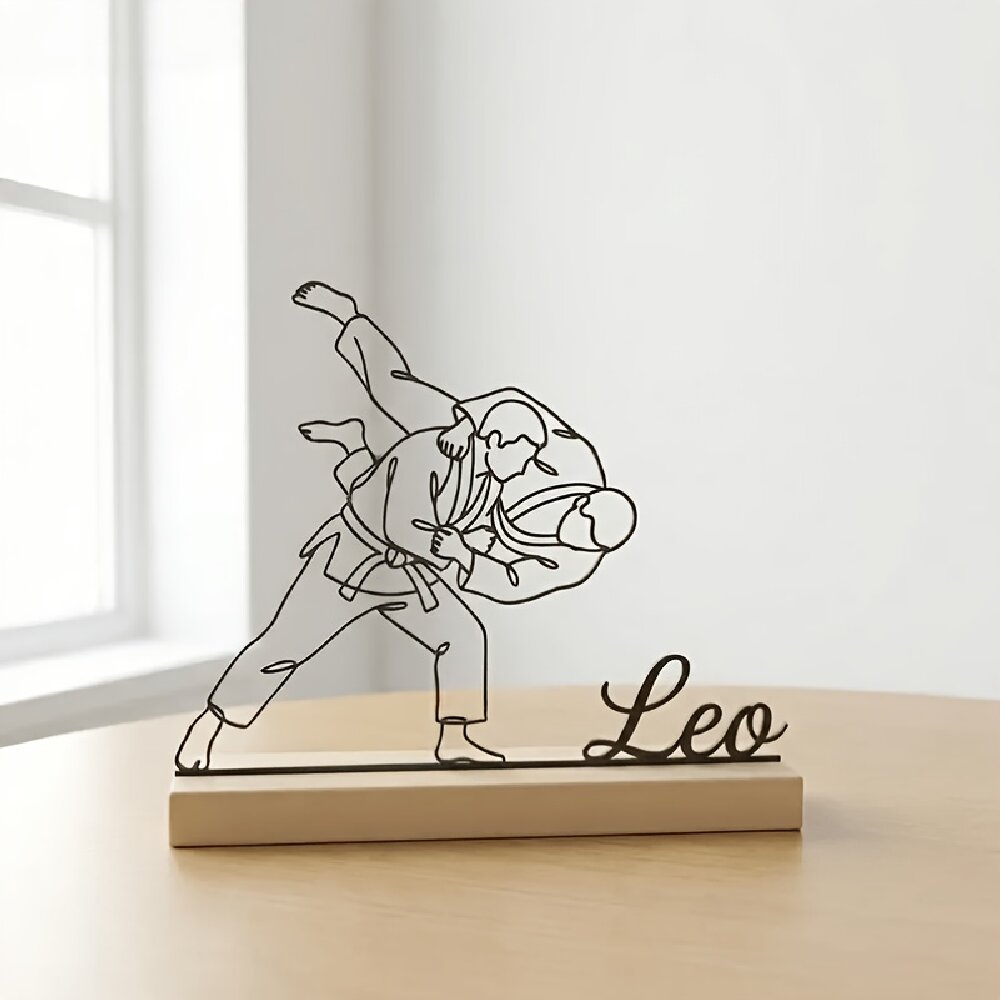 Estatua de Artes Marciales de  - Desk Setup Decor reseña y precio