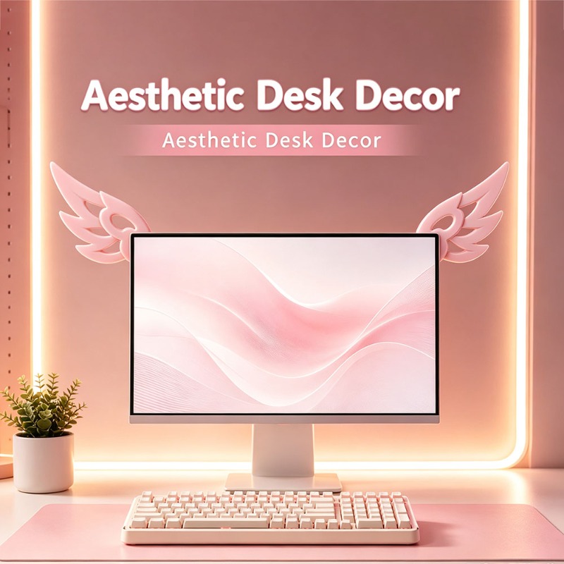 Decoración de Alas 3D Kawaii p - Desk Setup Tech reseña y precio
