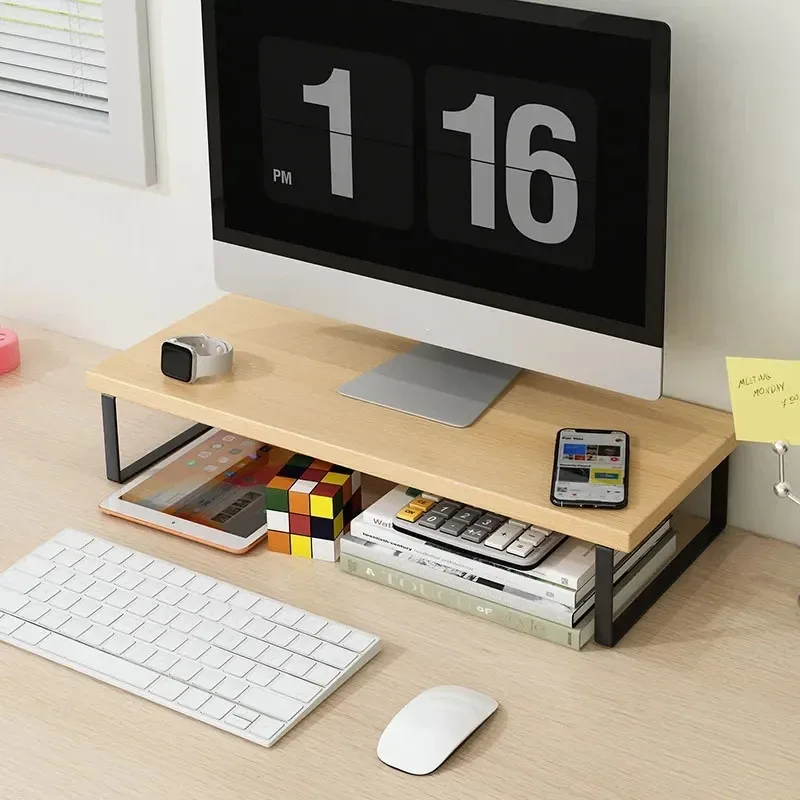 Soporte de almacenamiento simp - Monitor Riser Wood reseña y precio