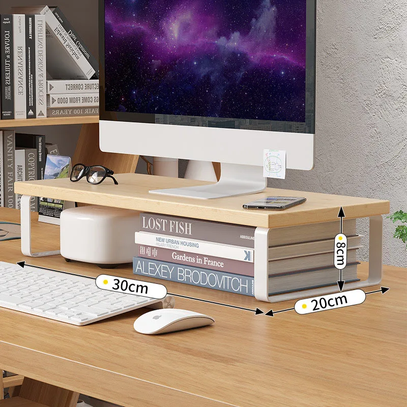 Soporte de almacenamiento simp - Monitor Riser Wood reseña y precio
