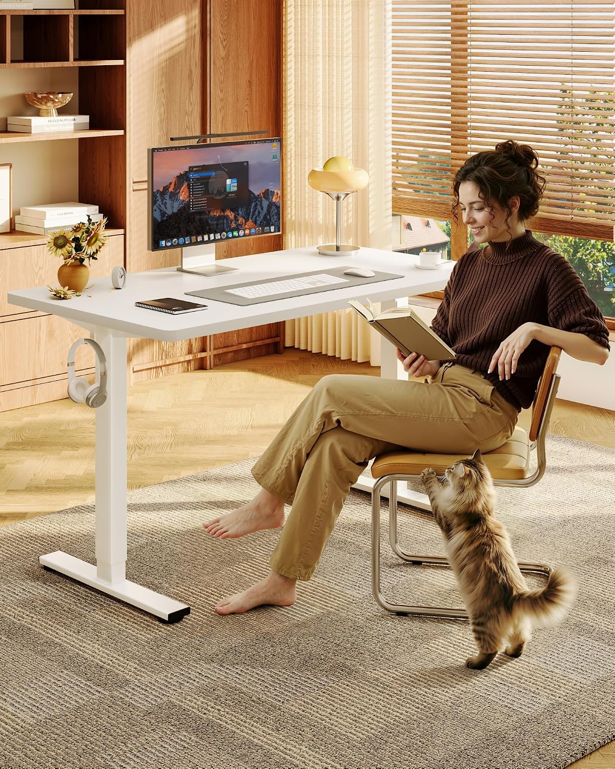 FLEXISPOT EN1 Escritorio de Pi - Desk Setup One Monitor reseña y precio