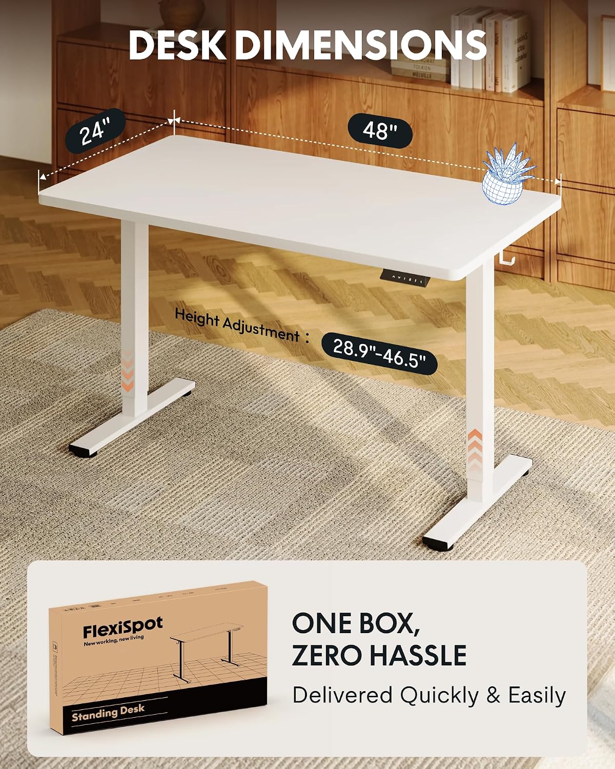 FLEXISPOT EN1 Escritorio de Pi - Desk Setup One Monitor reseña y precio
