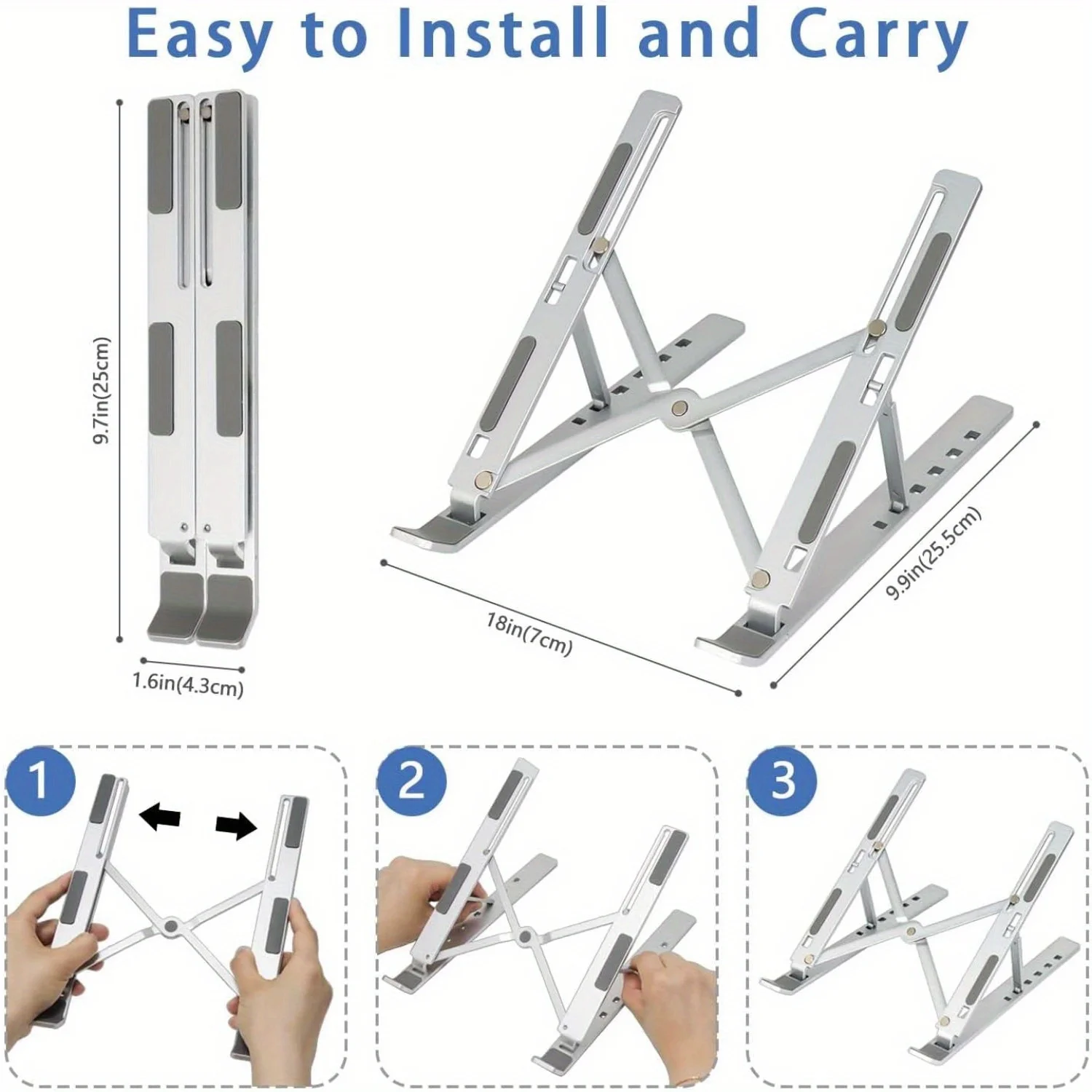 Soporte Plegable de Aluminio p - Desk Setup Riser reseña y precio