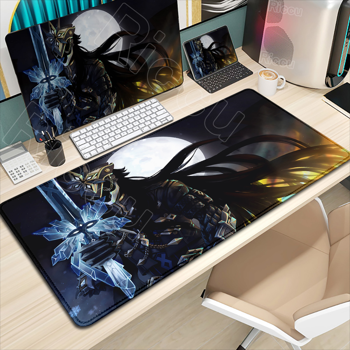 Alfombrilla de ratón con estam - Desk Setup Anime reseña y precio