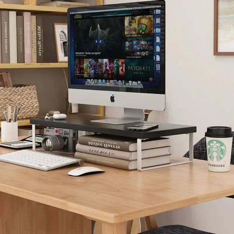 Soporte Creativo para Monitor  - Monitor Riser Wood reseña y precio