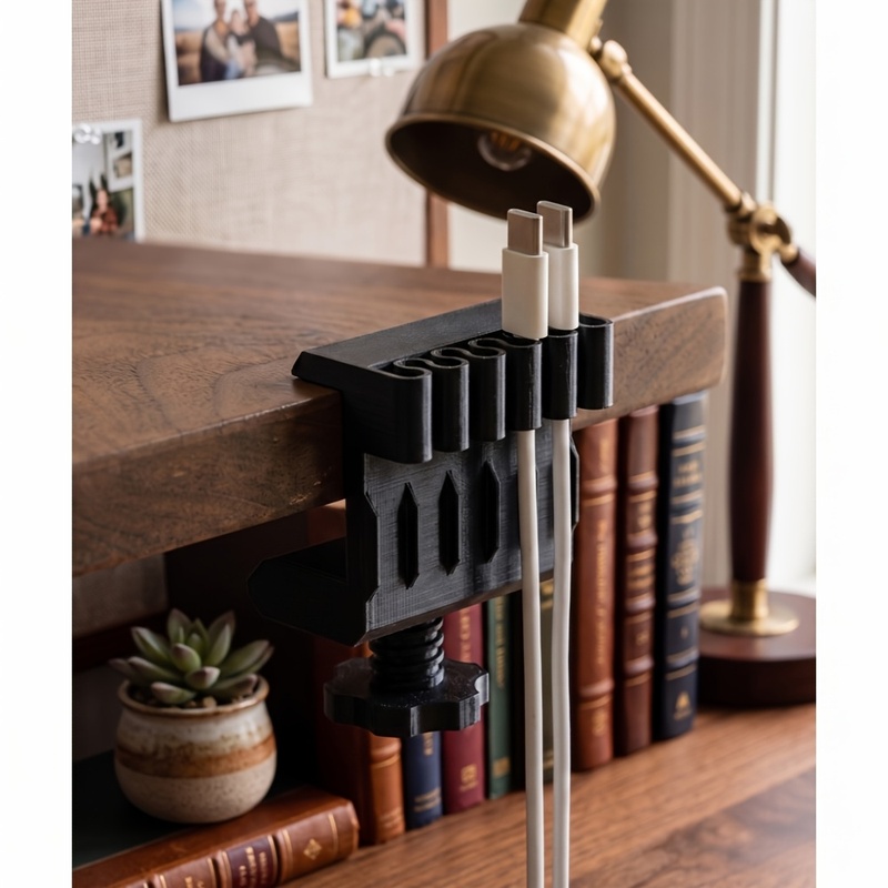3 clips organizadores de cable - Desk Setup Equipment reseña y precio