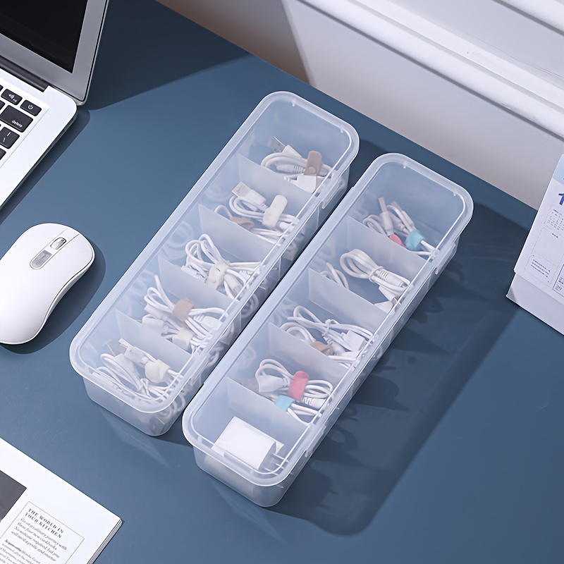 Caja organizadora de cables gr - Desk Setup Organizer reseña y precio