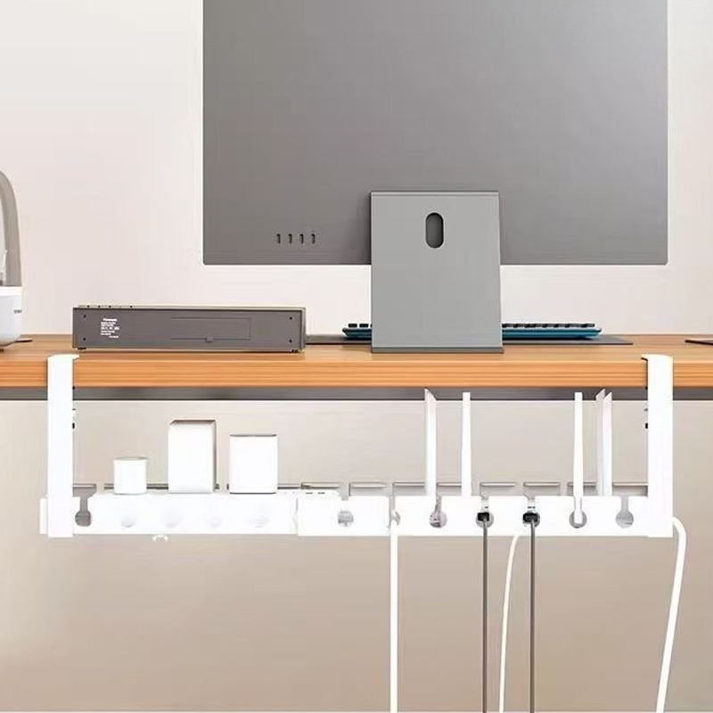 Organizador de cables debajo d - Desk Setup Organizer reseña y precio