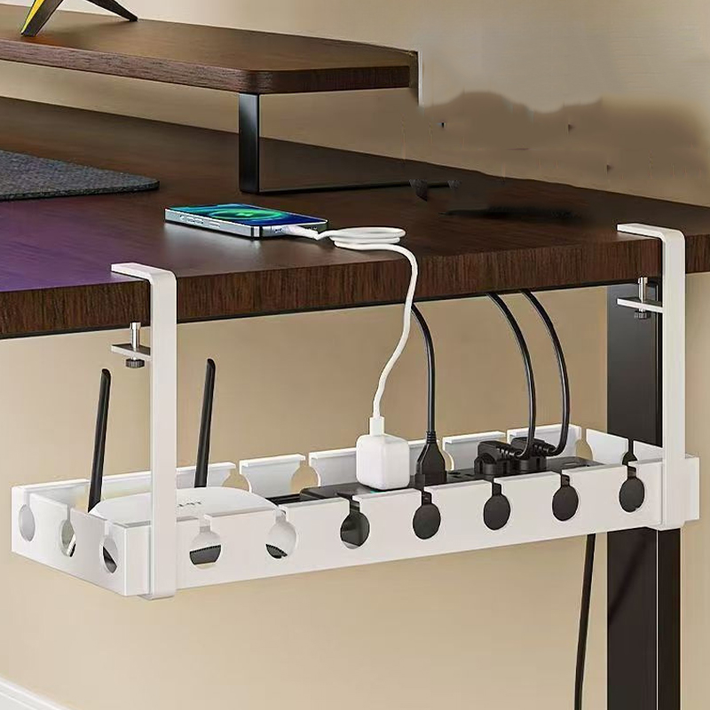 Organizador de cables debajo d - Desk Setup Organizer reseña y precio