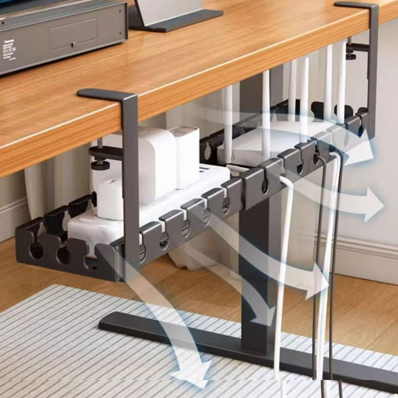 Organizador de cables debajo d - Desk Setup Organizer reseña y precio