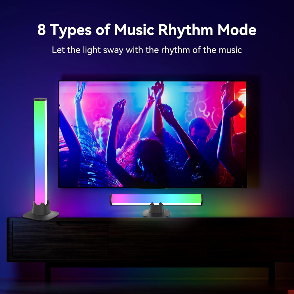Barra de luces LED RGB con con - Desk Setup Tv reseña y precio