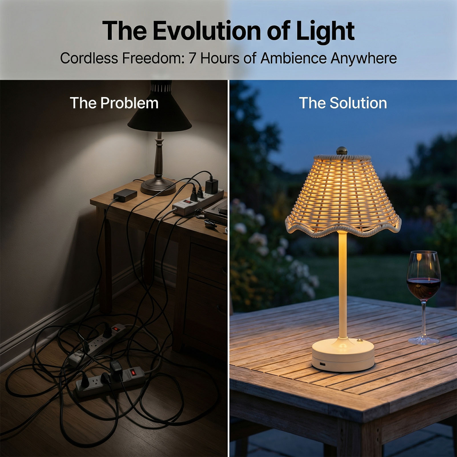 Lámpara de Mesa LED Vintage de - Desk Setup Vintage reseña y precio