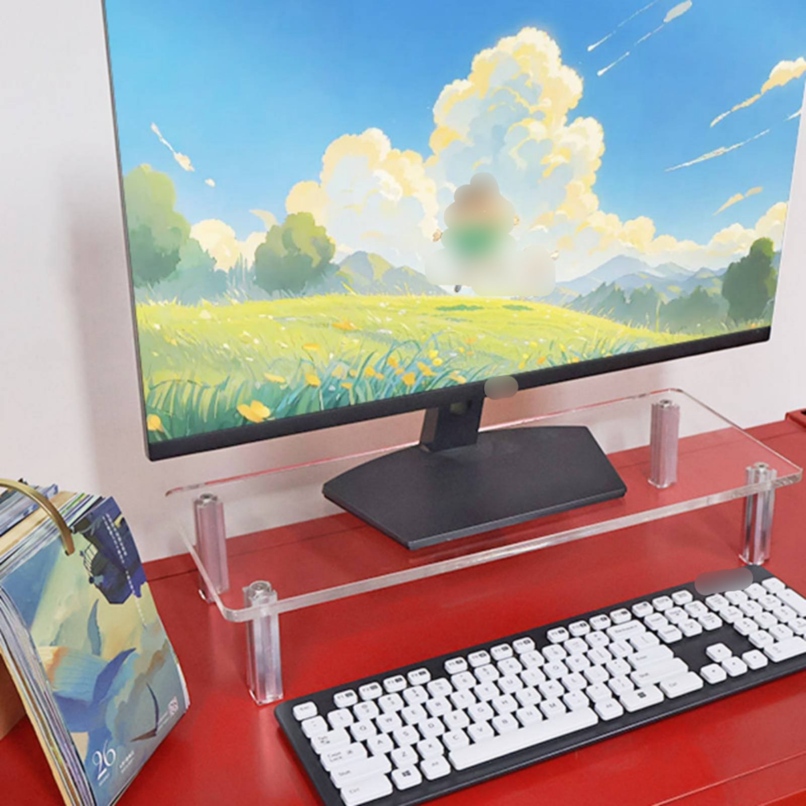 Soporte de Monitor Acrílico Tr - Desk Setup Organizer reseña y precio