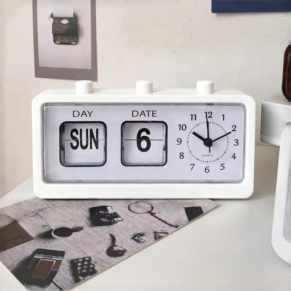 Reloj Calendario Electrónico c - Desk Setup Vintage reseña y precio