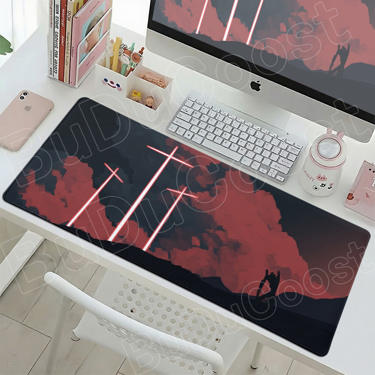 Alfombrilla de ratón con diseñ - Desk Setup Anime reseña y precio