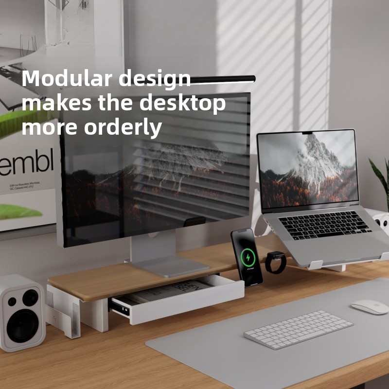 Soporte Elevador para Monitor  - Monitor Riser Wood reseña y precio