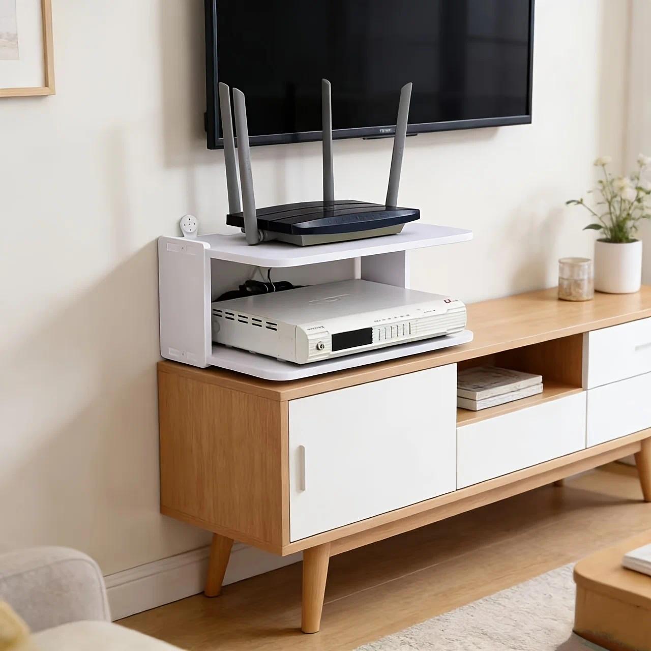 Estante organizador de cables  - Desk Setup Tv reseña y precio