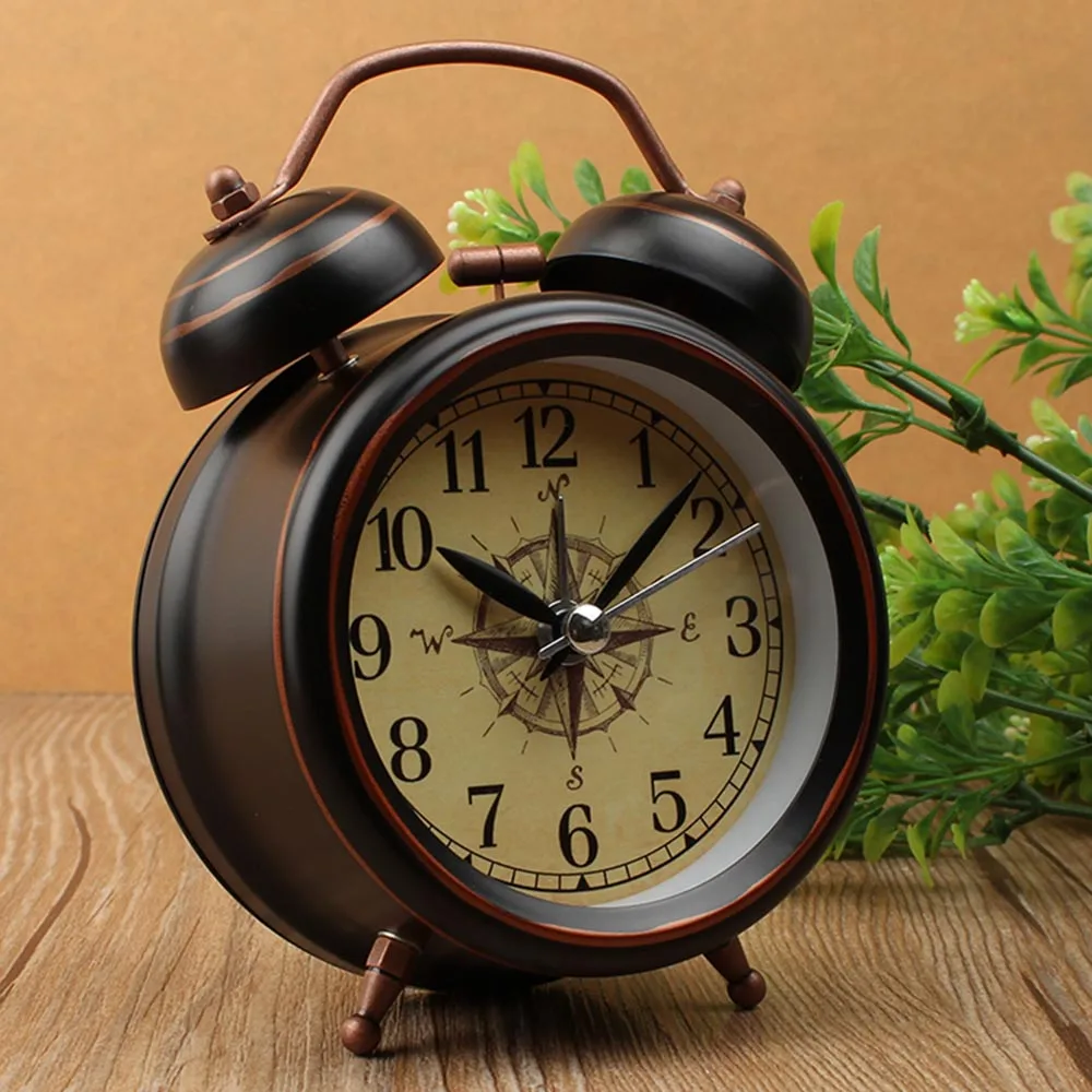 Reloj despertador con luz noct - Desk Setup Vintage reseña y precio