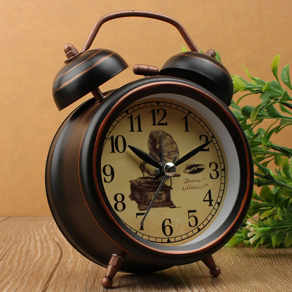 Reloj despertador con luz noct - Desk Setup Vintage reseña y precio