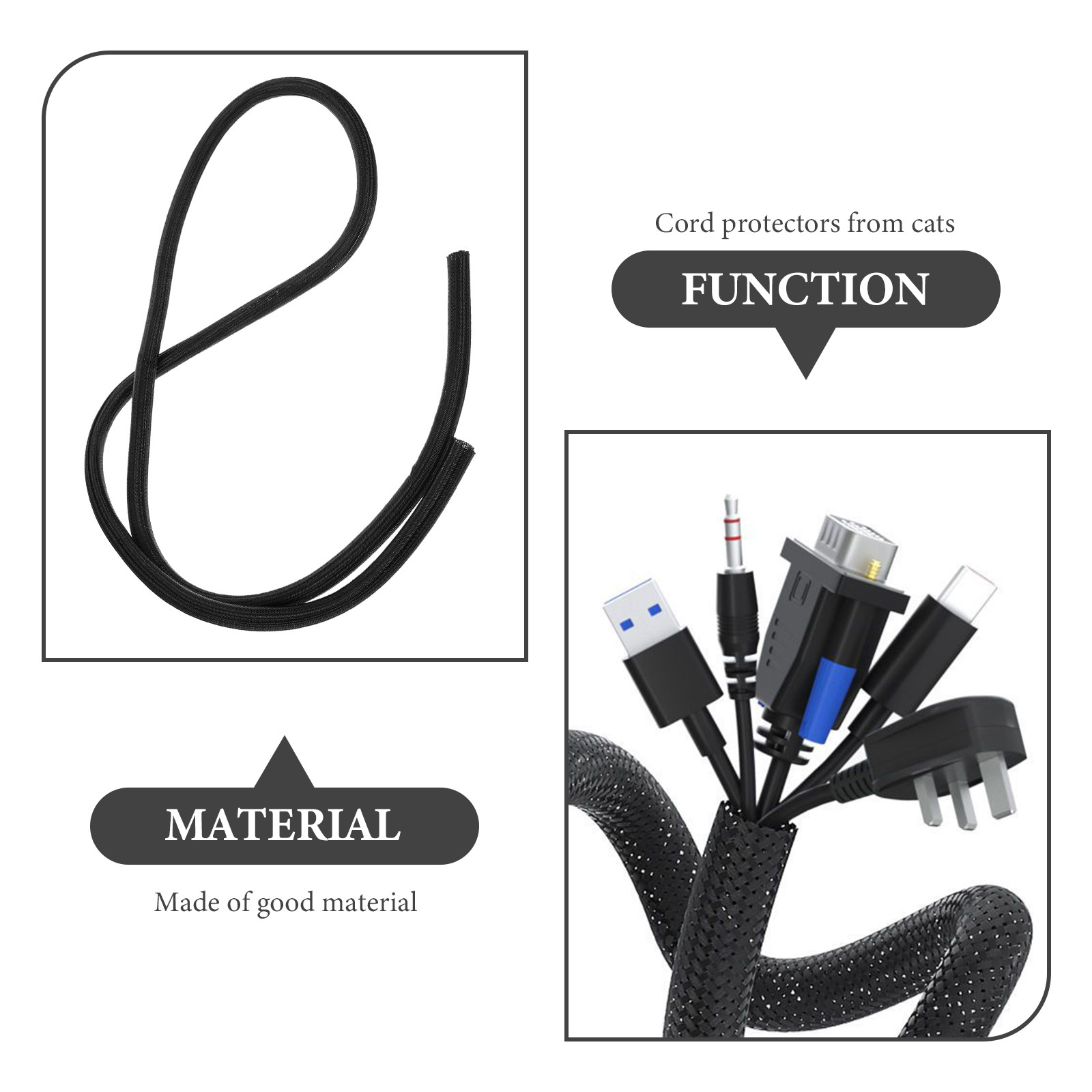 Organizador de Cables de 2 Met - Desk Setup Organizer reseña y precio