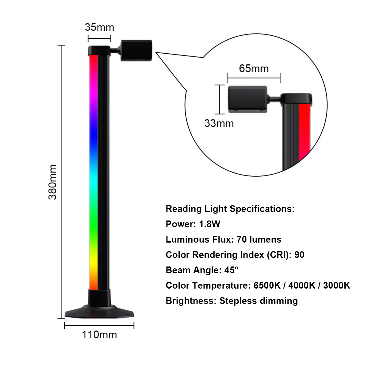 Barra de luz inteligente LED R - Desk Setup Tv reseña y precio