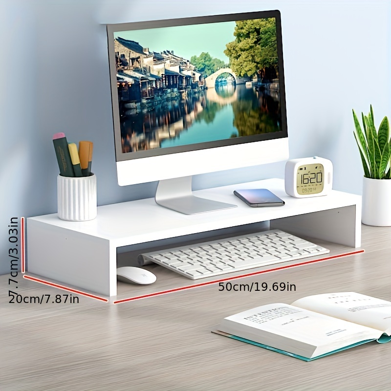 Soporte de madera espacioso pa - Monitor Riser Wood reseña y precio